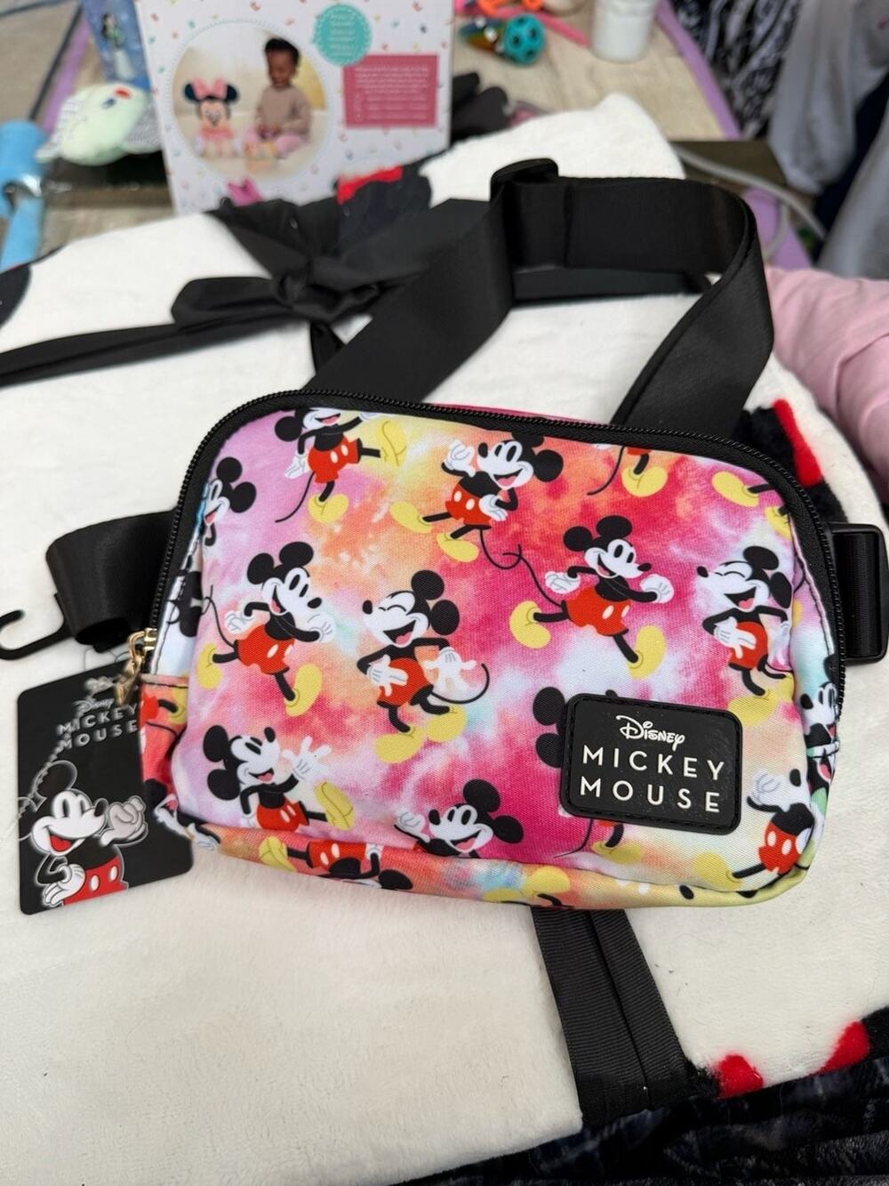 Disney Mickey Mouse Tie-Dye Belt Bag Fanny Pack